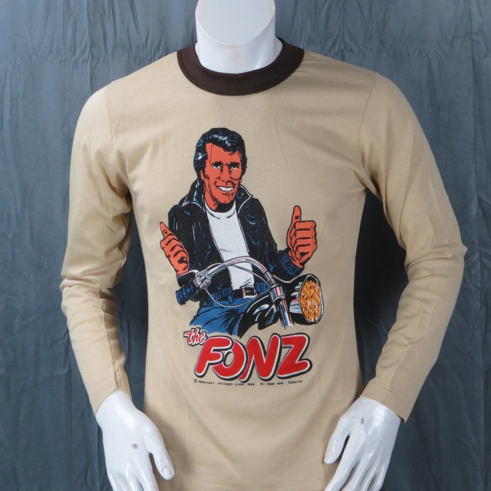 Vintage Graphic T-shirt - The Fonz by York - Men's Large
